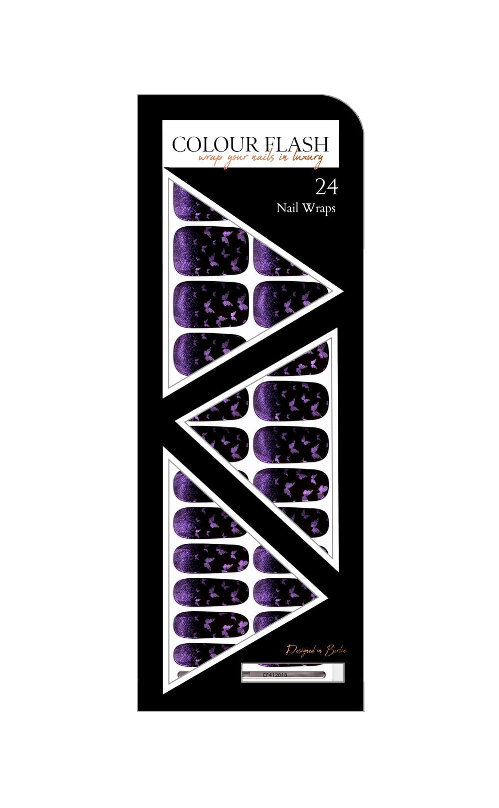 Purple Butterfly Rising (Chrome)